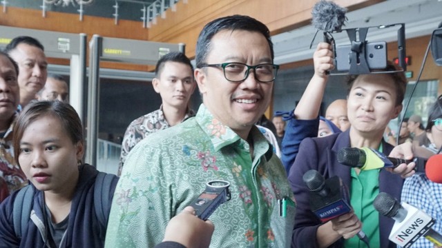 Menteri Pemuda dan Olahraga Imam Nahrawi tiba di Pengadilan Tipikor, Jakarta, Kamis (4/7). Foto: Helmi Afandi Abdullah/kumparan