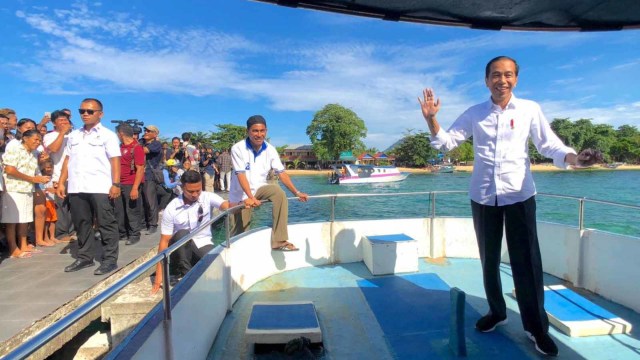 Jokowi kunjungi Pulau Bunaken, Manado