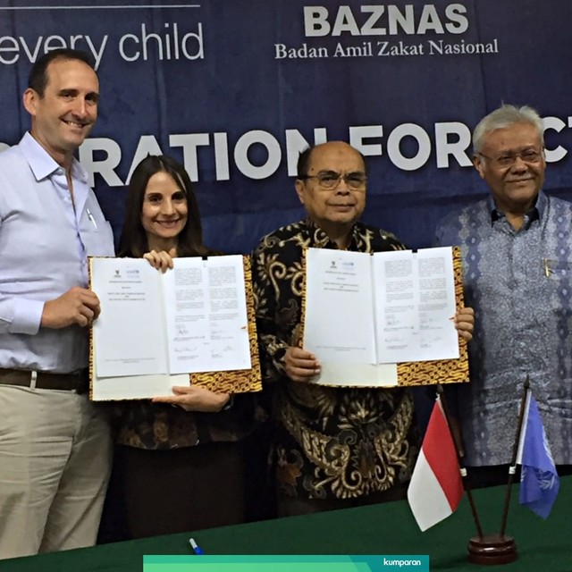 Baznas-UNICEF Kerja Sama Bantu Anak-anak Korban Krisis Kemanusiaan (590077)