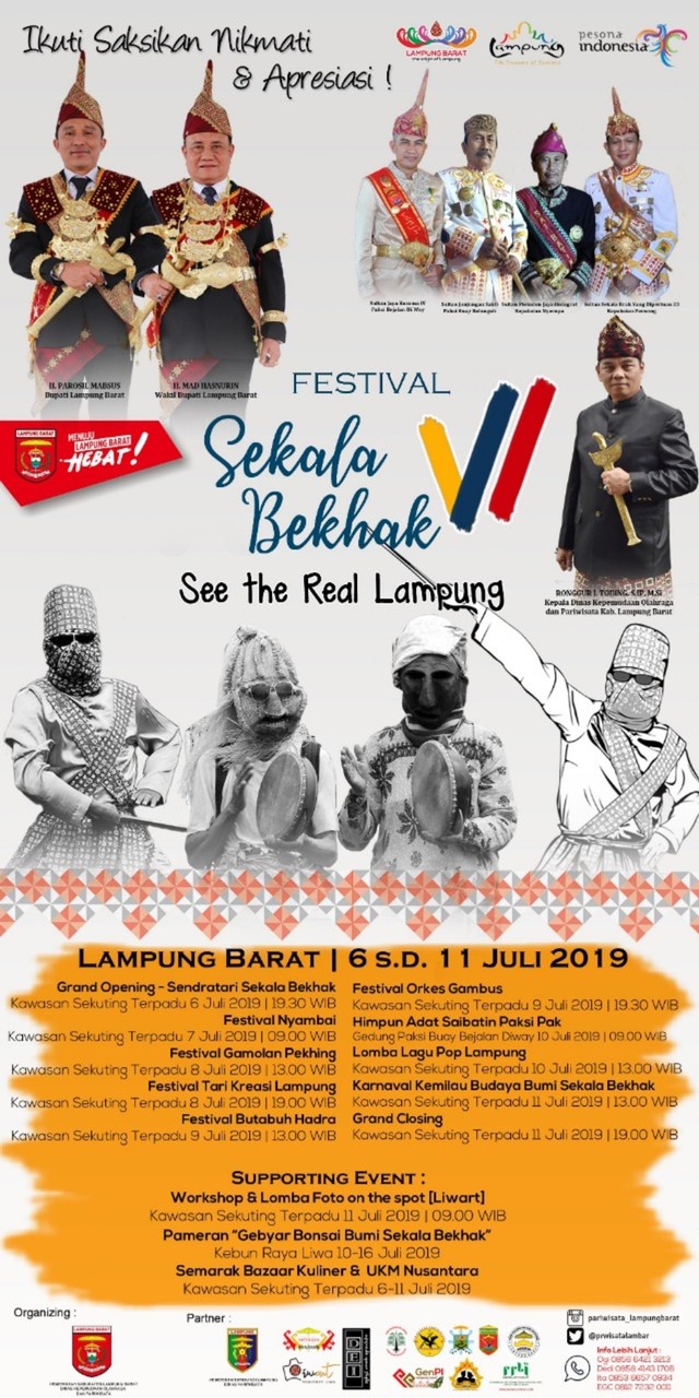 Festival Sekala Bekhak Filosofi Asal Muasal Budaya Lampung Kumparan Com