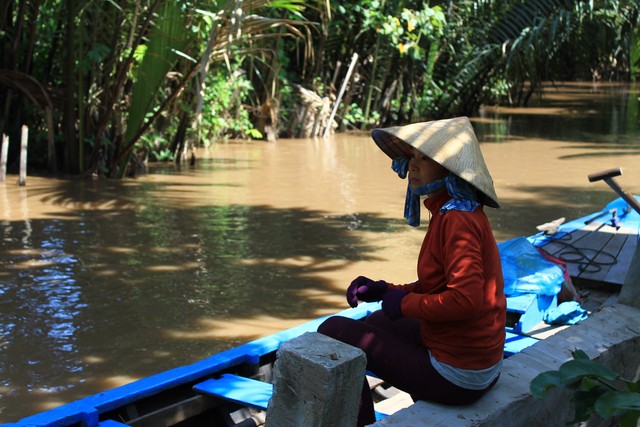 Suasana sungai Mekong Vietnam (Mia Kamila)