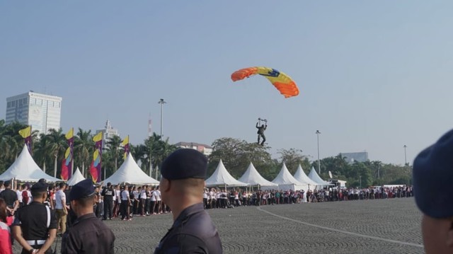HUT Bhayangkara ke-73 di Monas