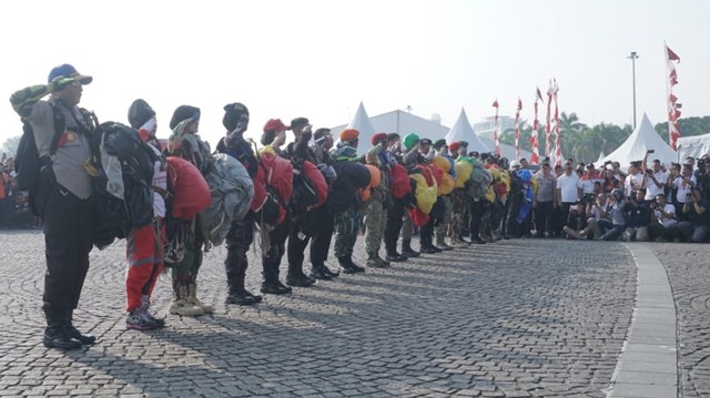 HUT Bhayangkara ke-73 di Monas