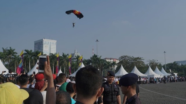 HUT Bhayangkara ke-73 di Monas