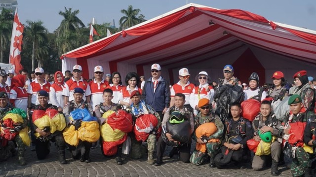 HUT Bhayangkara ke-73 di Monas
