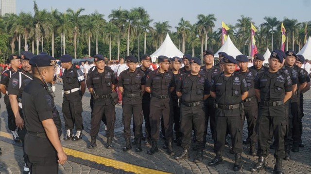 HUT Bhayangkara ke-73 di Monas