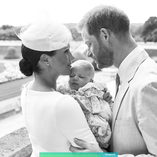 Acara pembaptisan Archie Harrison Foto: Instagram @sussexroyal