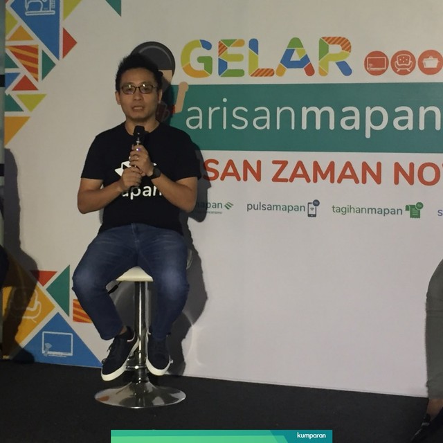 CEO MAPAN Hendra Tjanaka dalam Konferensi Pers Arisan MAPAN di Dapur Sunda Smesco, Jakarta, Minggu (7/7). Foto: Nurul Nur Azizah/kumparan