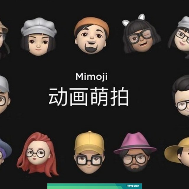 Xiaomi hadirkan fitur Mimoji di smartphone Mi CC9. Foto: Xiaomi