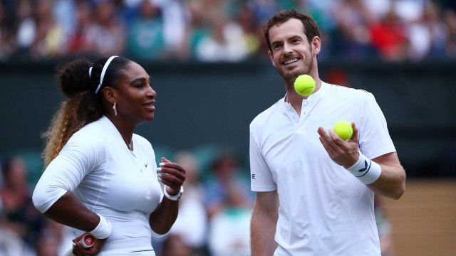 Murray dan Serena di ajang Wimbledon 2019. Foto: REUTERS/Hannah McKay