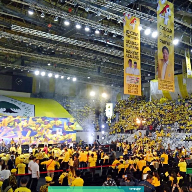 LIPSUS, KONTEN SPESIAL GOLKAR, Kampanye Akbar, Partai Golkar, Istora Senayan