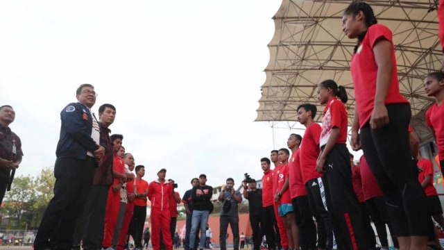 Staf Kemenpora meninjau persiapan atlet Indonesia jelang ASEAN School Games 2019
