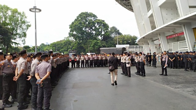 Suasana pengamanan di GBK