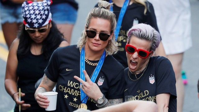 Parade Juara Dunia Timnas Putri Amerika Serikat