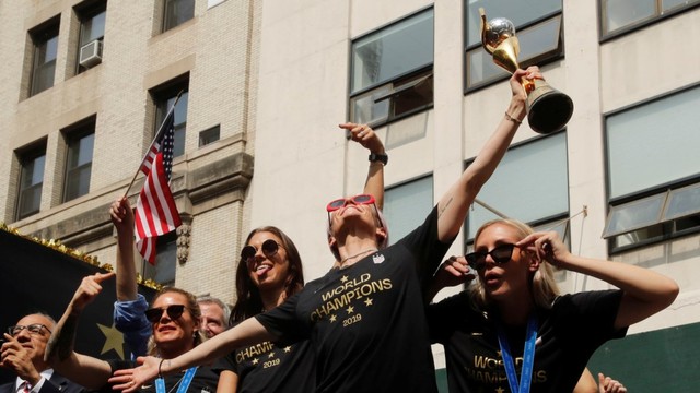 Parade Juara Dunia Timnas Putri Amerika Serikat
