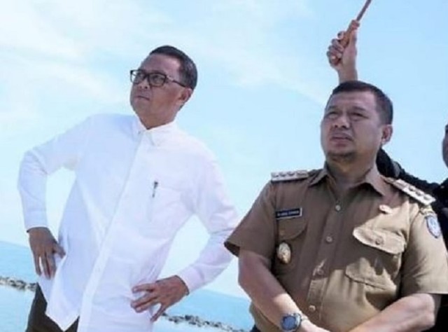 Gubernur Sulsel Nurdin Abdullah dan Pj Walikota Makassar, Iqbal Suhaeb, (Int).