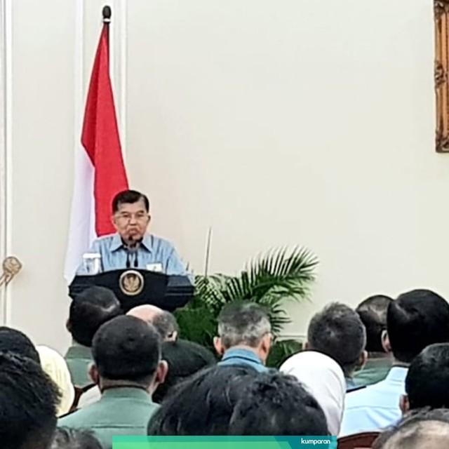 Wakil Presiden Jusuf Kalla di Istana Wakil Presiden. Foto: dok. Tim Media Wapres
