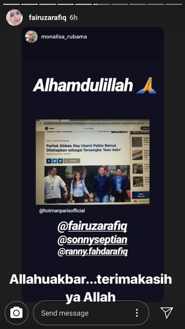 Instagram Stories Fairuz