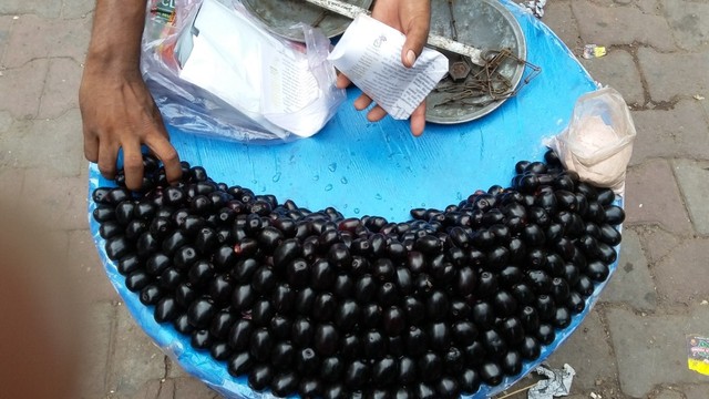 Jamblang yang dijual di Delhi, India. Foto: Khiththati/acehkini
