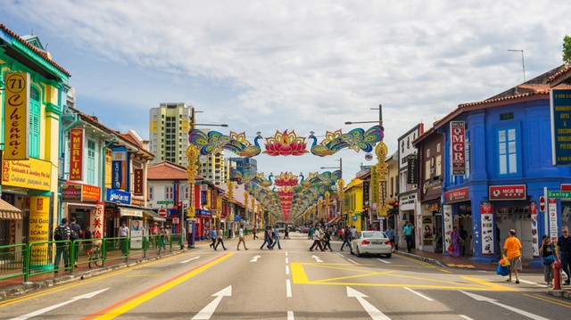 com-Little India, Singapura.