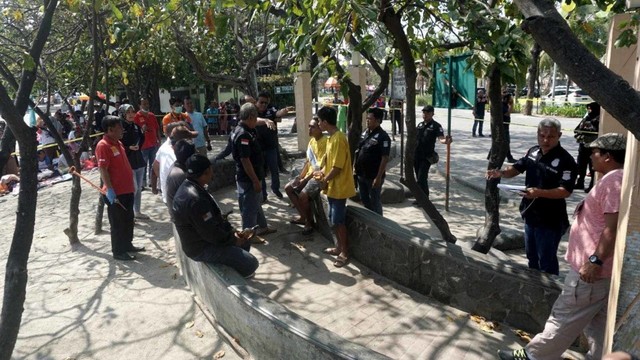 Rekonstruksi kasus pembunuhan Hilarius di Ancol