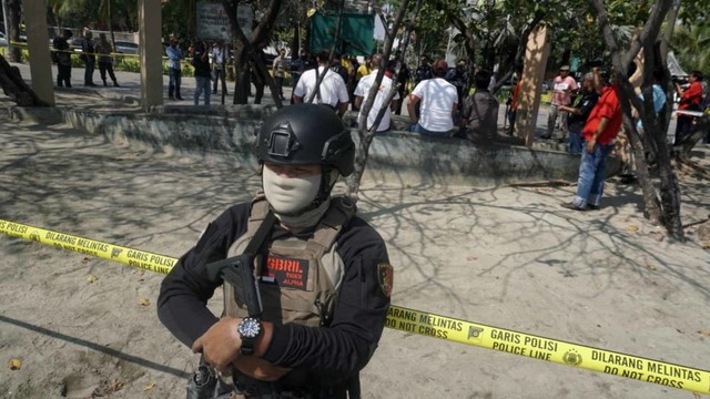 Rekonstruksi kasus pembunuhan Hilarius di Ancol