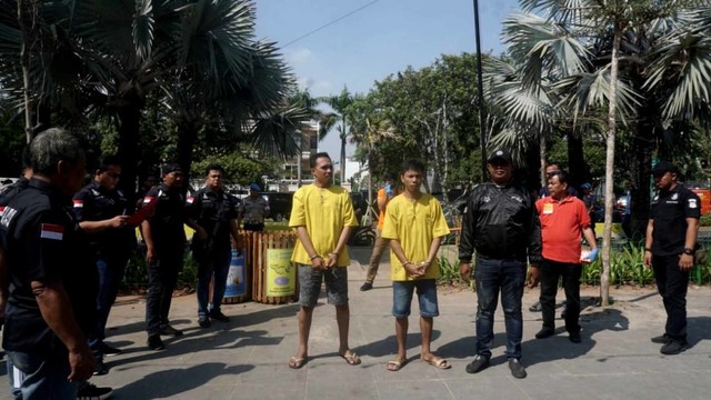 Rekonstruksi kasus pembunuhan Hilarius di Ancol