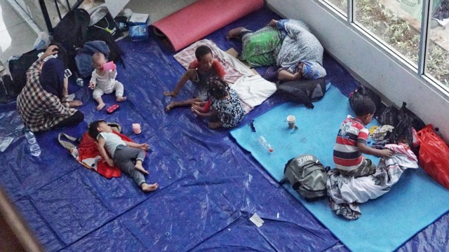 Pencari suaka di gedung eks Kodim Kalideres