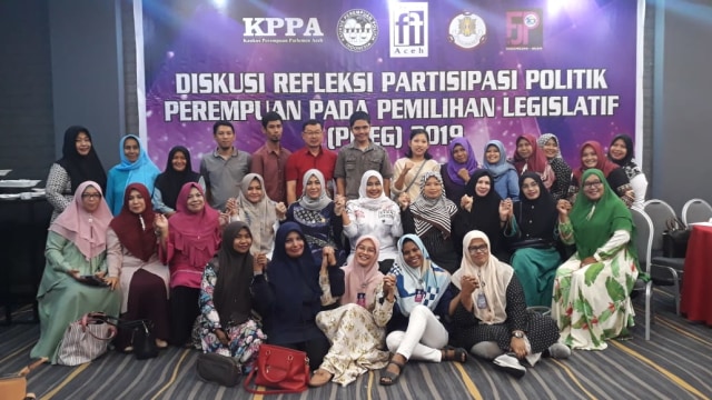 Para peserta refleksi hasil Pileg 2019 di Aceh. Foto: Dok. Flower Aceh