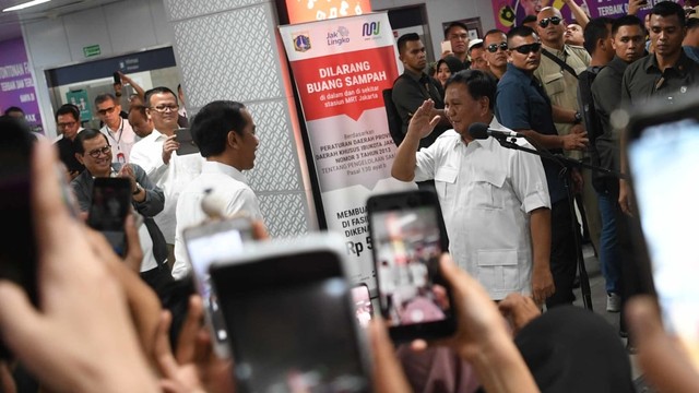 Pertemuan Jokowi dan Prabowo