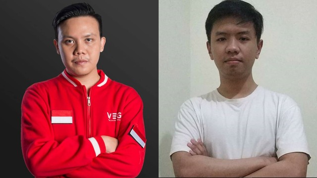 Emmanuel Enrique "QuanTel" dan Dani Bondan Lukman "Deruziel", atlet eSports StarCraft II dari Indonesia. Foto: IESPA/Instagram