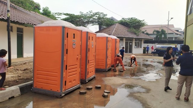 Kondisi MCK di tempat pengungsian pencari suaka di Kalideres, pengungsi asal Afghanistan