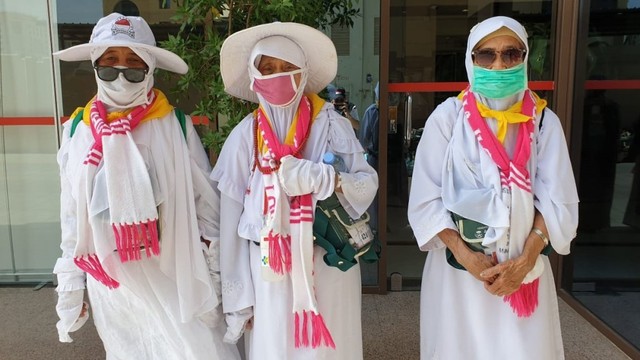Pelepasan jemaah haji Indonesia ke Madinah