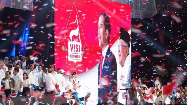 Pidato kemenangan Jokowi-Ma'ruf. (kumparan)