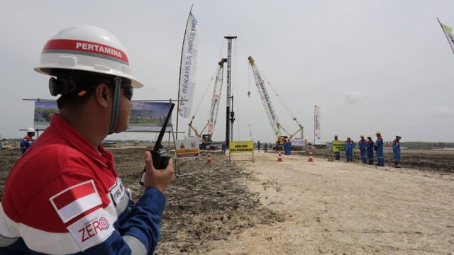 Lokasi proyek Pengembangan Lapangan Gas Unitisasi Jambaran-Tiung Biru (JTB) di Bojonegoro.