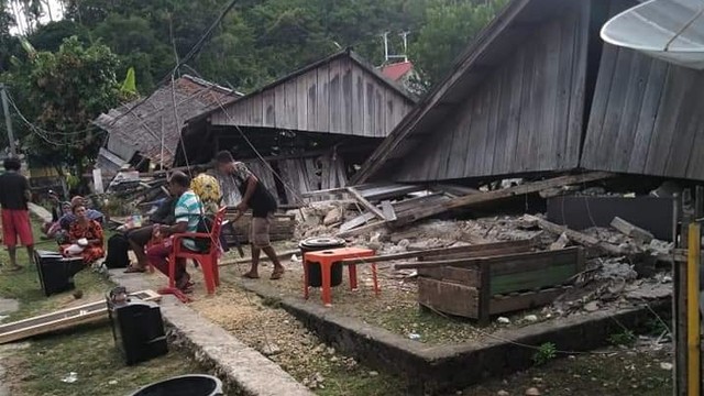 Kondisi terkini Gempa di Maluku Utara, Senin (15/7). Foto: Dok. ACT