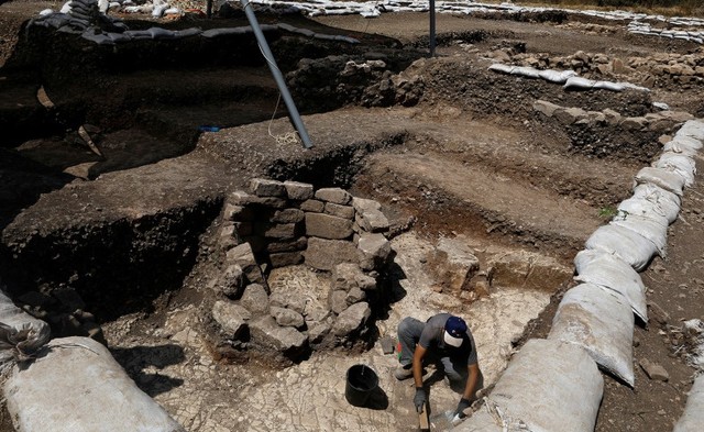 Situs permukiman berusia 9.000 tahun di Israel. Foto: Nir Elias/Reuters