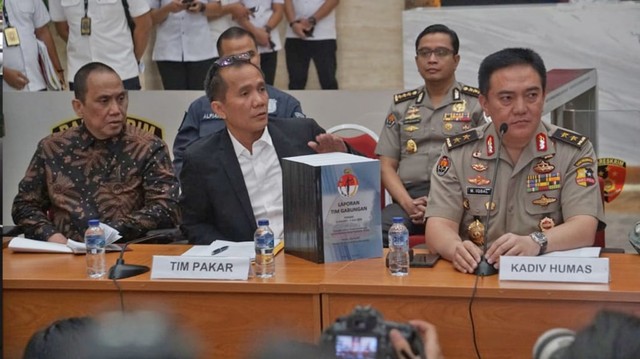 Konferensi Pers Hasil Kerja TGPF Kasus Penyerangan Novel Baswedan.