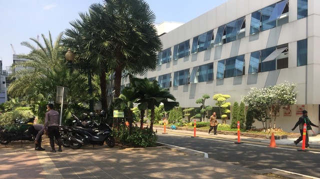 Parkiran sepeda di Balai Kota