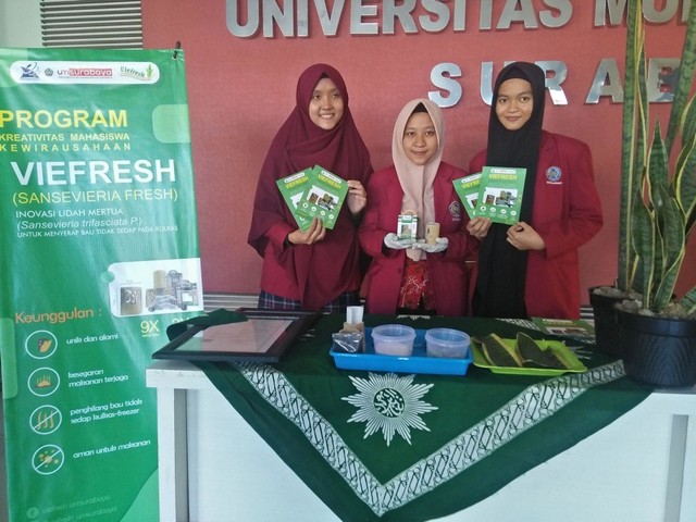 Tim peneliti Viefresh dari Universitas Muhammadiyah Surabaya. Foto : Amanah Nur Asiah/Basra