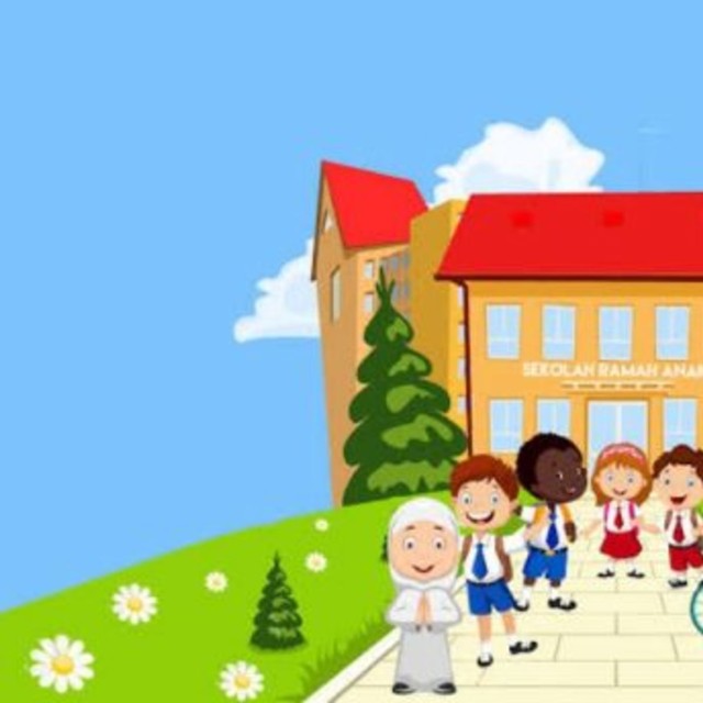 Ilustrasi sekolah.