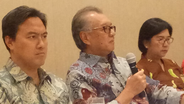 Deputi Gubernur Senior BI Destry Damayanti, Kepala LPS Halim Alamsyah, Dewan Komisioner LPS, Fauzi Ichsan.