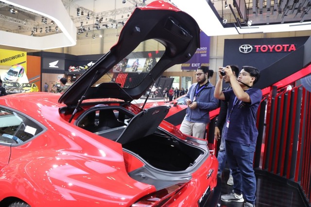 Foto: Tampilan Toyota GR Supra di GIIAS 2019 (236821)