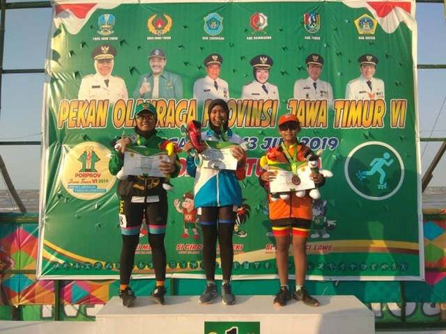 Atlet Kota Malang yang meraih medali di Porprov 2019, beberapa waktu lalu.(foto: Website Koni Kota Malang)