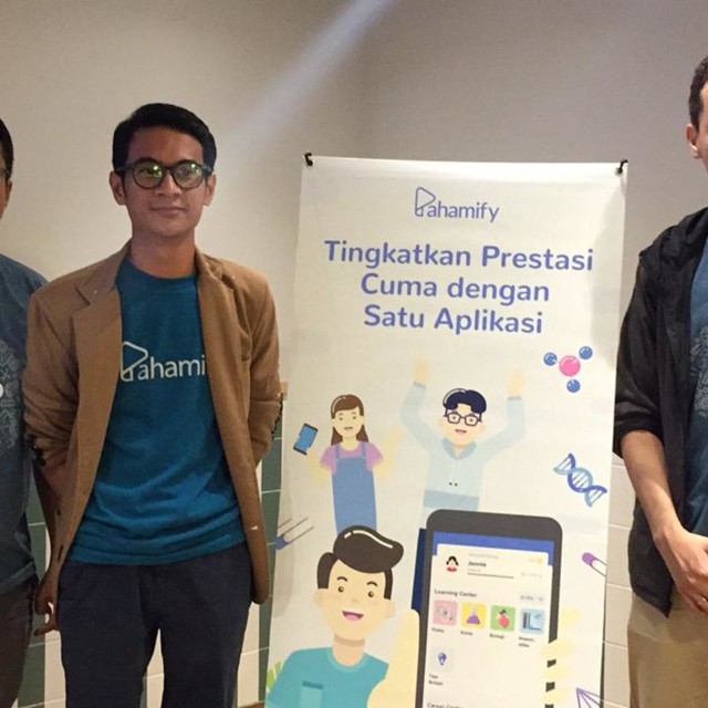 Peluncuran aplikasi belajar online Pahamify di Jakarta, Jumat (19/7). Foto: Astrid Rahadiani/kumparan