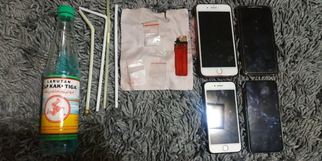 Nunung pakai narkoba, barang bukti