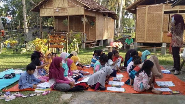 Kala Anak anak Belajar Bahasa Asing Gratis di Sekolah Alam 