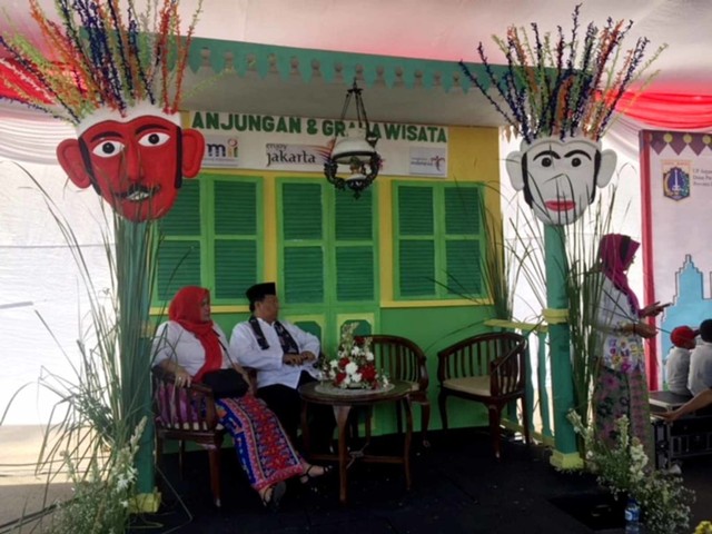 Suasana Lebaran Betawi 2019 di Monas