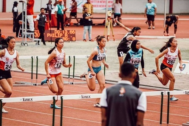 Cabang atletik di Gelanggang Olahraga Tri Lomba Juang Semarang. Dok. Asean School Games 2019