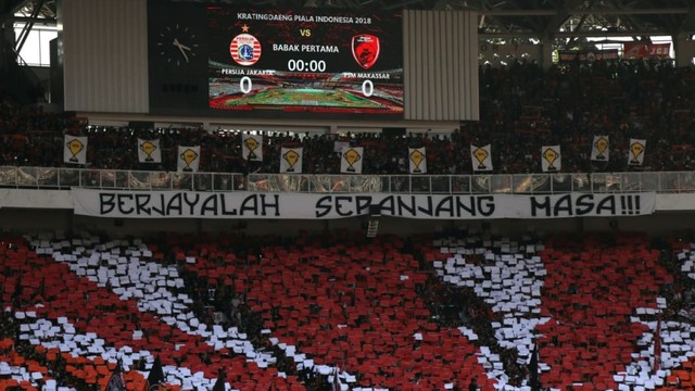 Foto: Kemenangan Persija Melawan PSM di Leg I Final Piala Indonesia (36326)